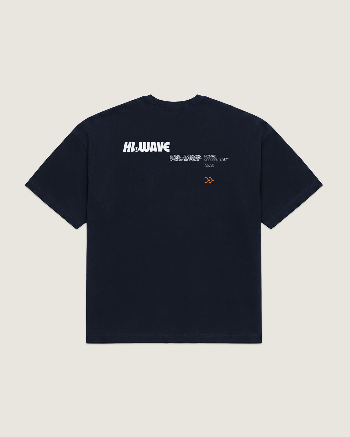 Navy Wave Tee